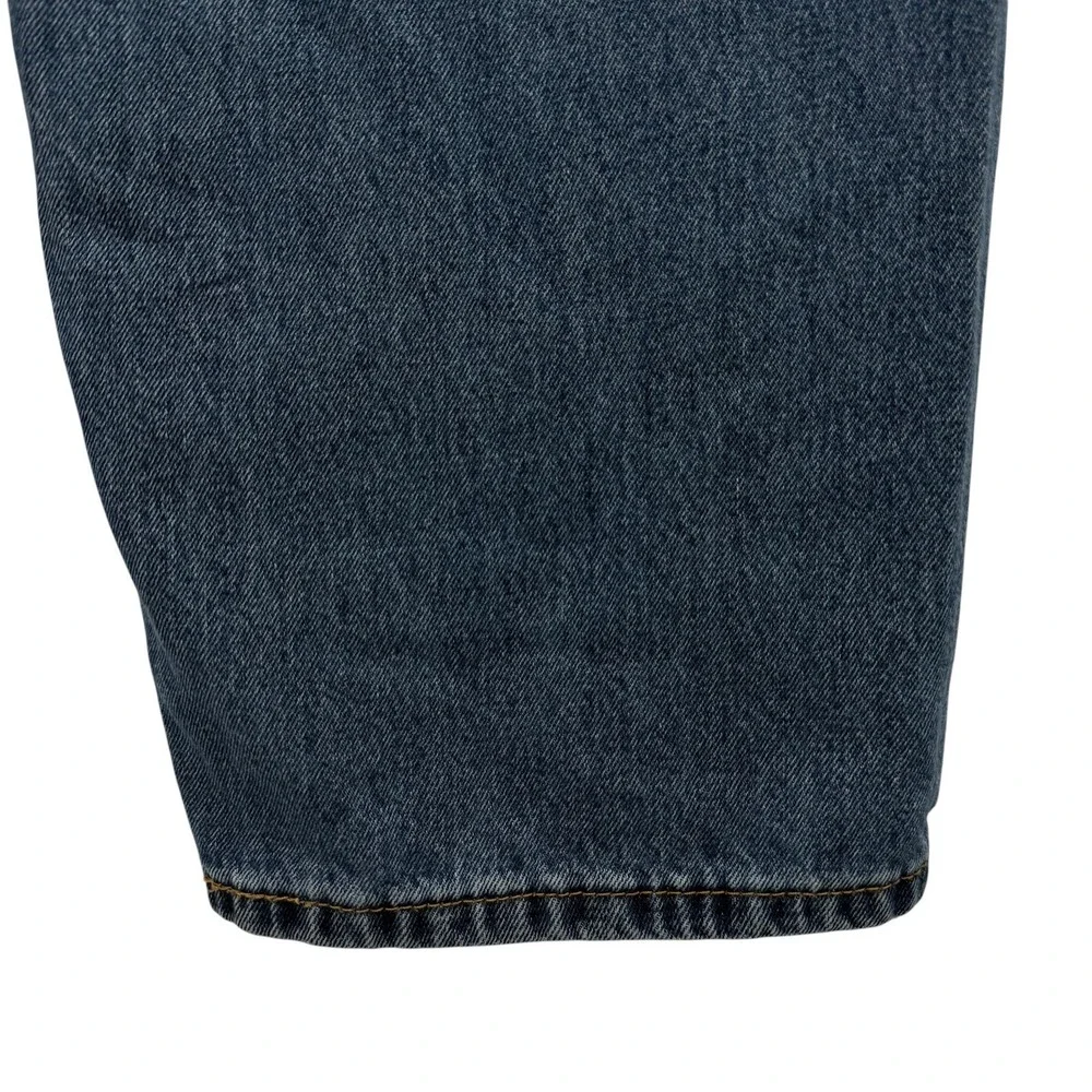 Levi's 550 Relaxed Fit Jeans Men 46x29 (44x28 Measured) Light Wash Denim Red Tab